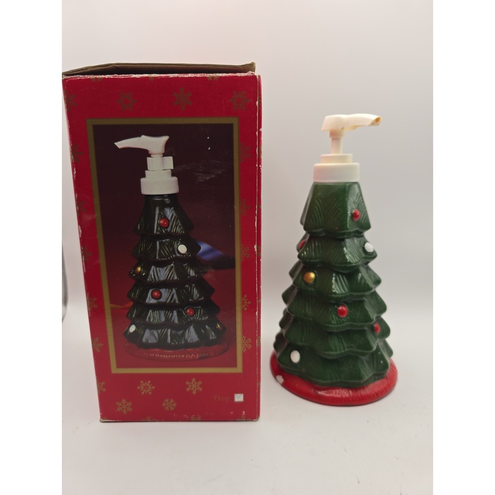 Vintage Hand Painted  7" Springs Novelty Lotion/soap Dispenser